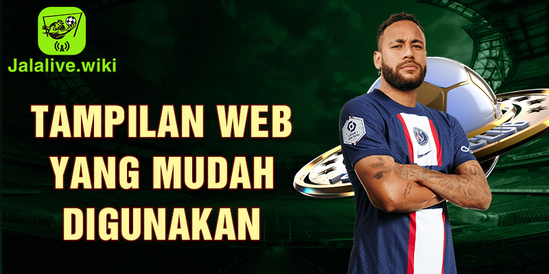 Tampilan web yang mudah digunakan