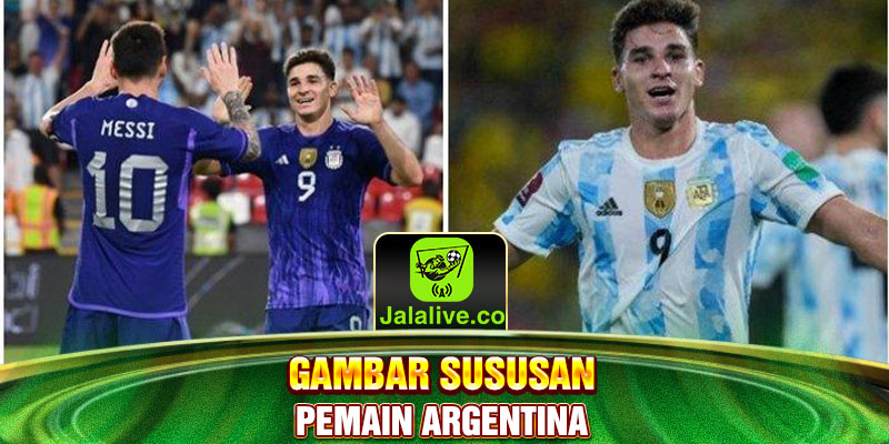 GAmbar sususan pemain argentina