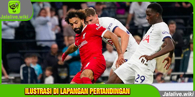 Ilustrasi di lapangan pertandingan 