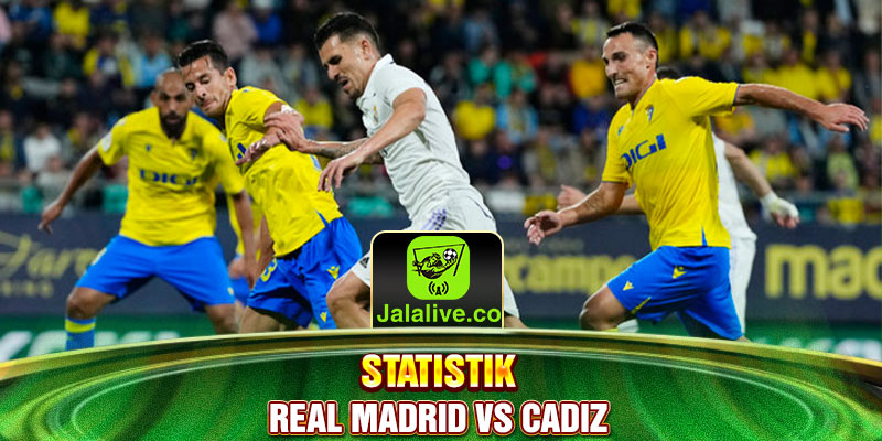 statistik Real Madrid vs Cadiz